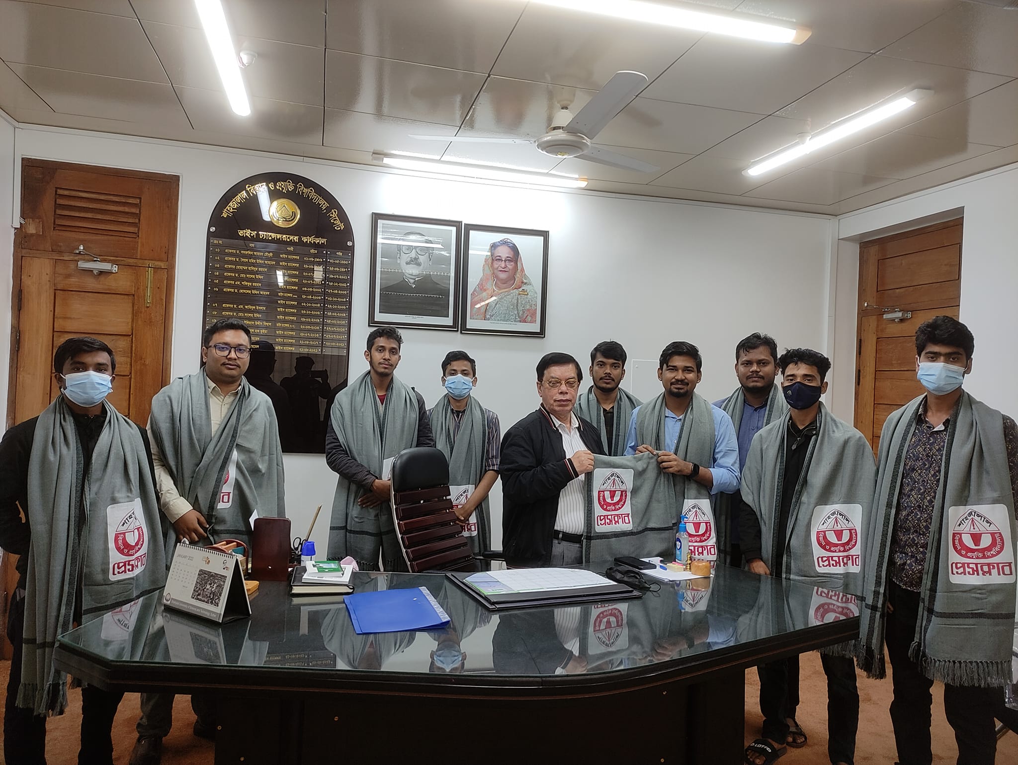 শাবি প্রেসক্লাবের শীতকালীন স্মারক উদ্বোধন- ২০২২