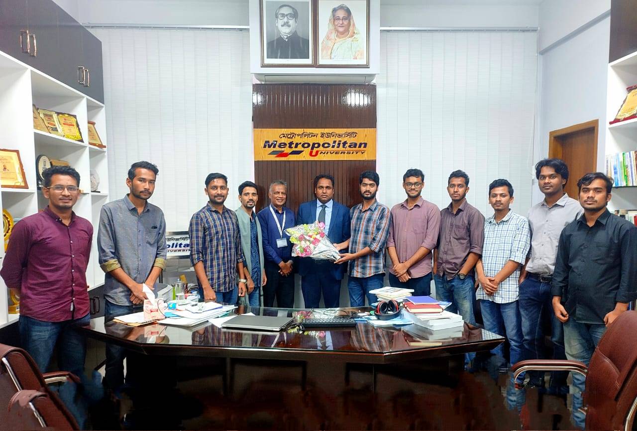 মেট্রোপলিটন ইউনিভার্সিটির উপাচার্য অধ্যাপক ড. মোহাম্মদ জহিরুল হকের সাথে শাবি প্রেসক্লাবের সৌজন্য সাক্ষাৎ